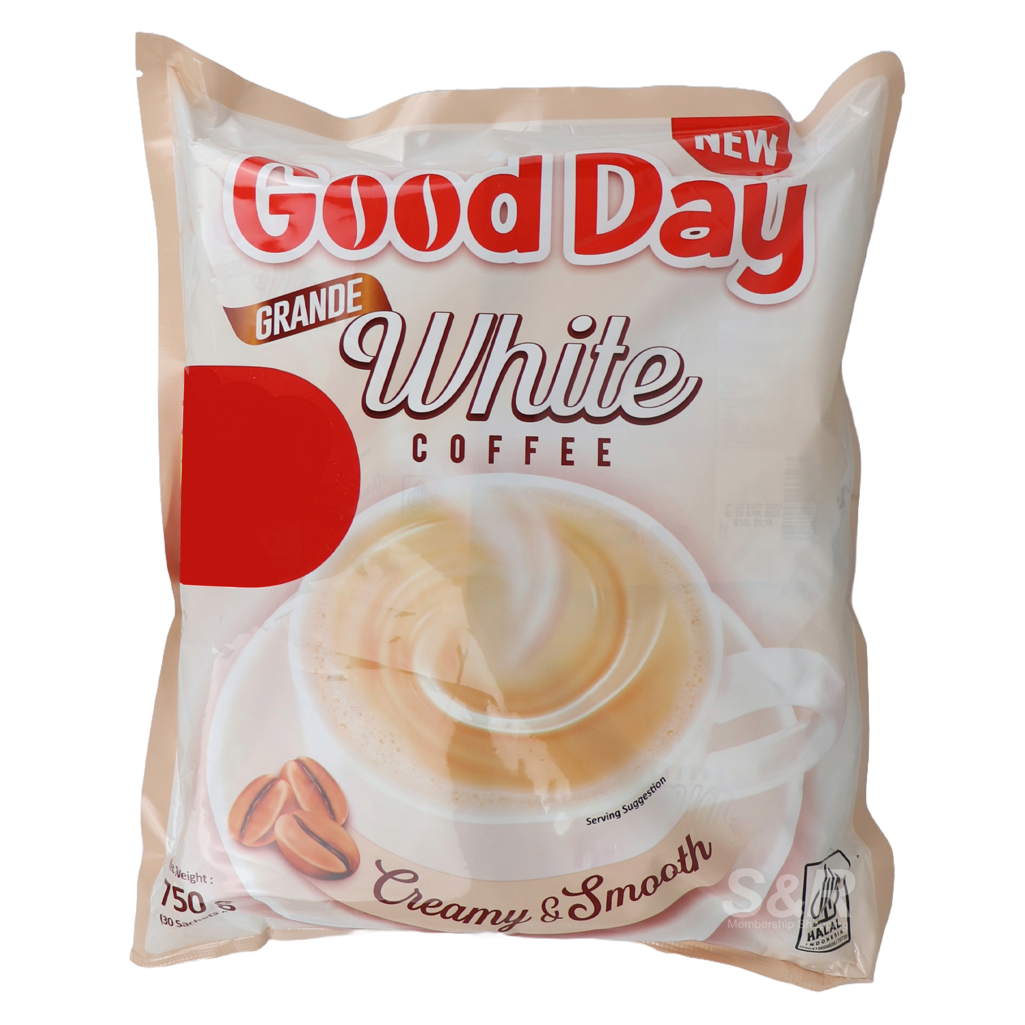 Good Day Grande White Coffee 30 Sachets Good Day Grande White Coffee 30 Sachets